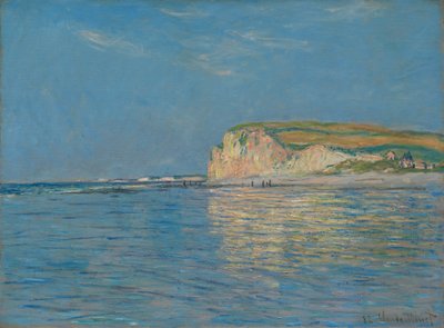 Laag tij bij Pourville, nabij Dieppe, 1882 door Claude Monet