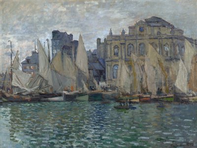 Het Museum in Le Havre door Claude Monet