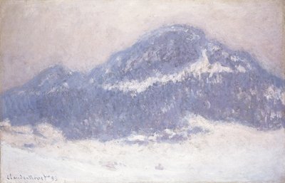 Mont Kolsaas, Mistig Weer, 1895 door Claude Monet