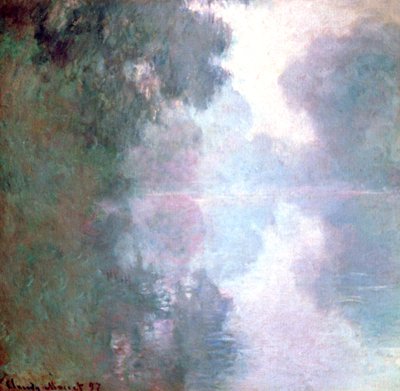 Ochtendnevels, 1897 door Claude Monet