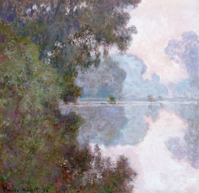 Ochtend aan de Seine, nabij Giverny door Claude Monet