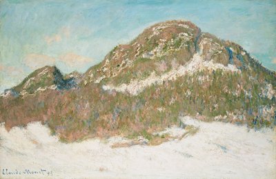 Berg Kolsaas, zonlicht effect, 1895 door Claude Monet