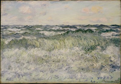 Zeegezicht door Claude Monet