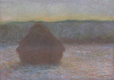 Stapel Tarwe door Claude Monet