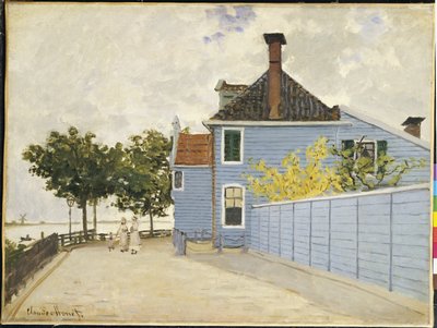 Het Blauwe Huis, Zaandam door Claude Monet