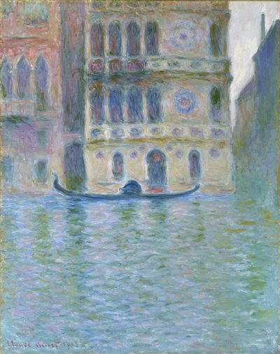 Het Palazzo Dario, 1908 door Claude Monet