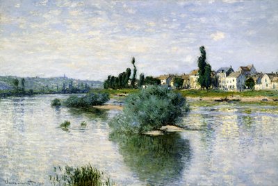De Seine bij Lavacourt door Claude Monet
