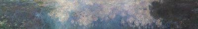 De waterlelies - De wolken door Claude Monet