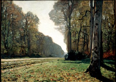 Het trottoir van Chailly (Fontainebleau), c.1865 door Claude Monet