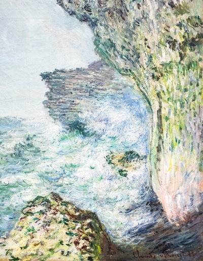 De zee bij Fécamp door Claude Monet