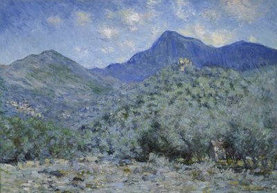 Valle Buona, nabij Bordighera door Claude Monet