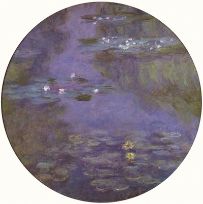 Waterlelie rondel door Claude Monet