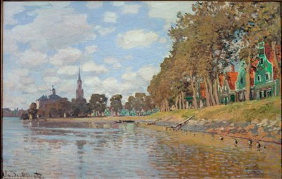 Zaandam (Nederland) door Claude Monet