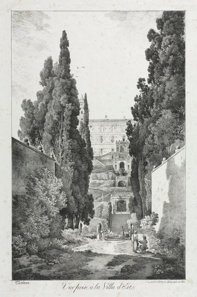 Uitzicht op Villa d
