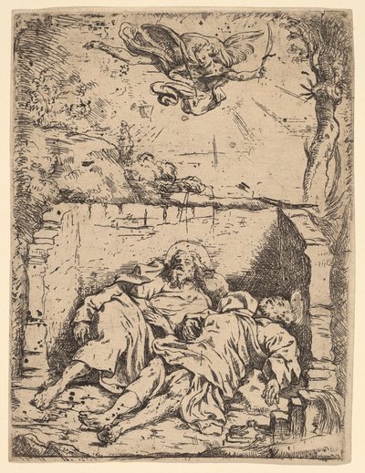 De Lichamen van Sint Petrus en Paulus door Claude Vignon