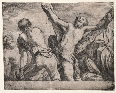 Het Martelaarschap van St. Andreas door Claude Vignon