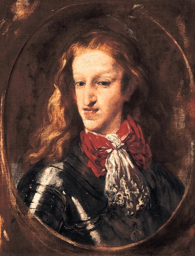 Portret van Karel II (1661-1700), Koning van Spanje door Claudio Coello