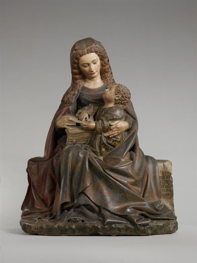 Maagd en kind, ca. 1415-17 door Claus de Werve