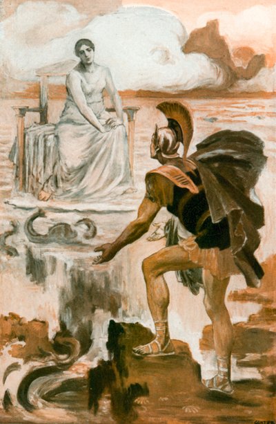 Illustratie voor de Ilias door Homerus door Clement Goutier