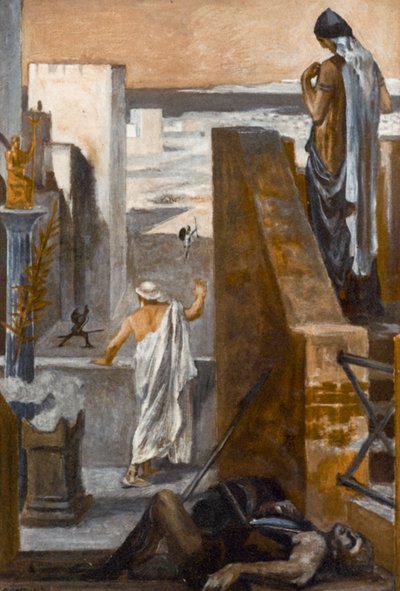 Illustratie voor de Ilias door Homerus door Clement Goutier