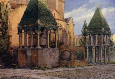 Graven van de Glossatori, kerk van St. Franciscus, Bologna door Commendator Formilli