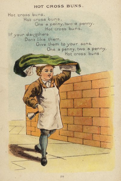 Kinderversje: Hot Cross Buns door Constance Haslewood