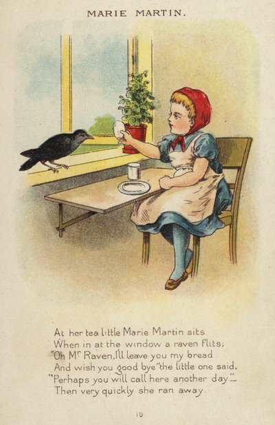 Kinderversje: Marie Martin door Constance Haslewood