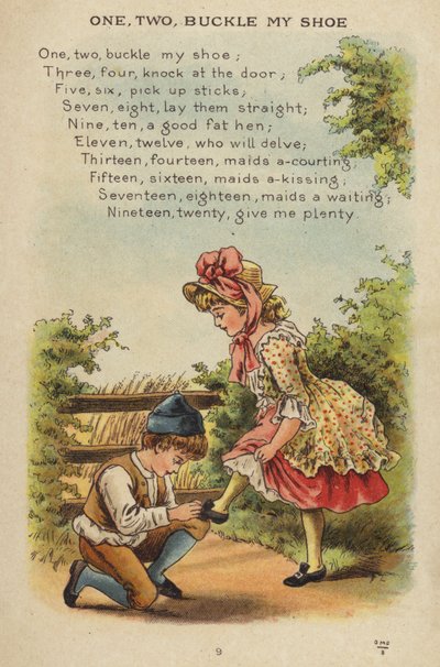 Kinderliedje: Een, Twee, Gesp Mijn Schoen door Constance Haslewood