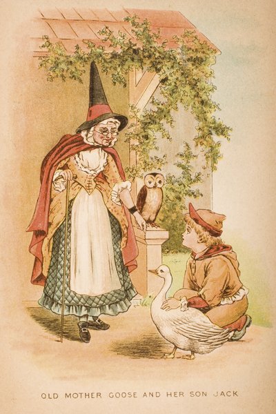 Oude Moeder Gans en haar zoon, Jack, vooromslag van 