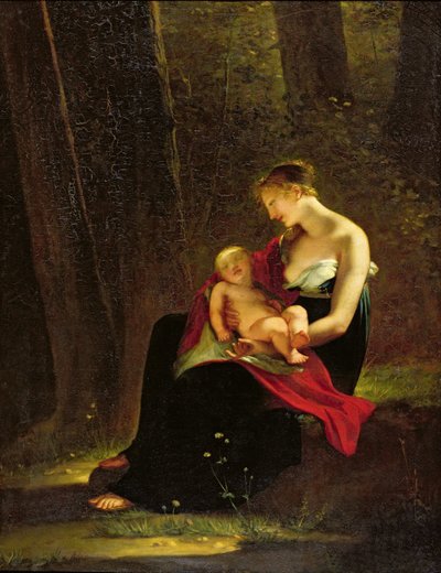 De Gelukkige Moeder door Constance Marie Mayer Lamartiniere