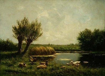 Eendenvijver door Constant Artz