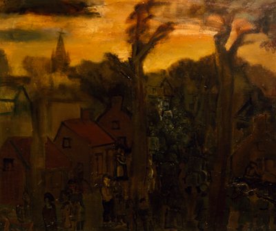Jabbeke in 1940, door Constant Permeke (1886-1952). België, 20e eeuw. door Constant Permeke