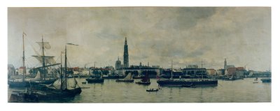 De waterkant van Antwerpen door Constantin Emile Meunier