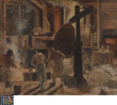 De Staalfabriek door Constantin Emile Meunier