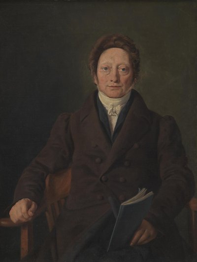 Konsistorialraad J. Ernst Wegener door Constantin Hansen