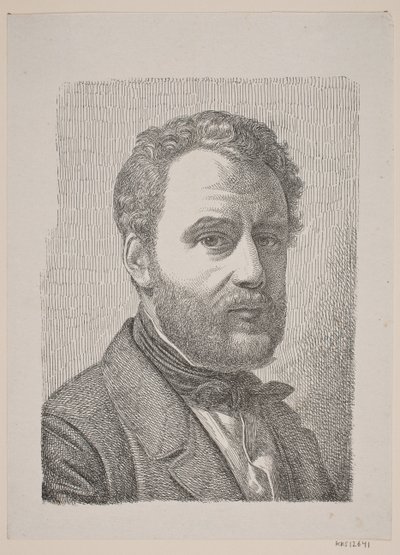 Portret van Wilhelm Marstrand door Constantin Hansen