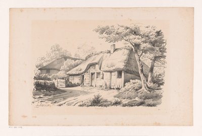 Landschap door Constantinus Cornelis Huysmans