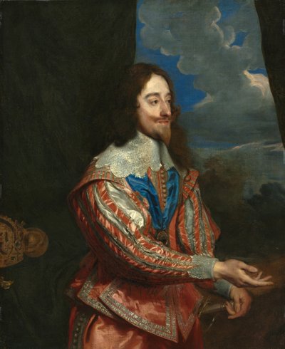 Portret van Karel I (1600-1649) door Copy after Anthony van Dyck