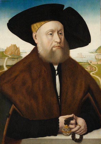Heinrich vom Rhein zum Mohren 1477-1536, late 1520s door Copy after Conrad Faber von Creuznach.