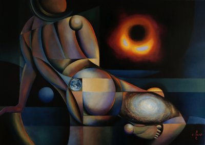 Abstract: De Kosmische Vrouw door Corné Akkers