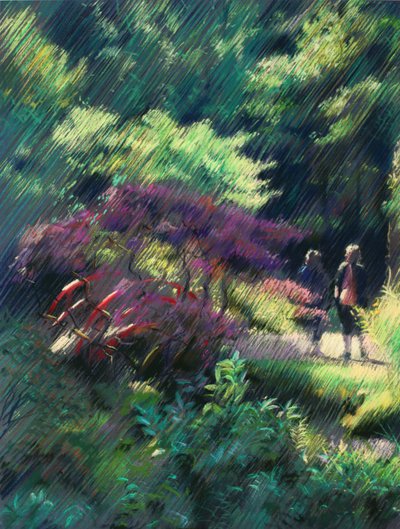 Een levendige wandeling door de tuin door Corné Akkers