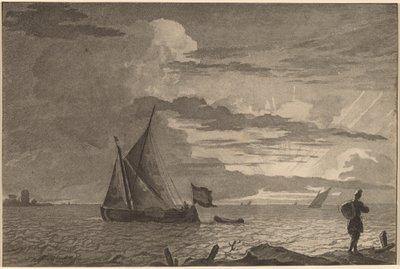 Visser met Pak op Zijn Schouder, 1779, gepubliceerd 1781 door Cornelis Brouwer