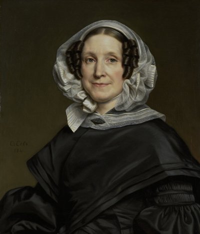 Aryna van der Pot (1786-1850). Echtgenote van N. J. A. C. Hoffmann door Cornelis Cels (signed by artist)