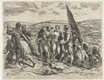 Allegorie op Oorlog en Vrede door Cornelis Dircksz. Boissens