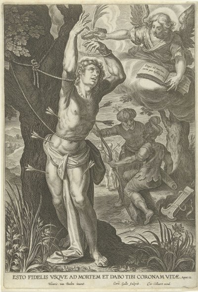 Marteling van de H. Sebastian door Cornelis Galle (I)