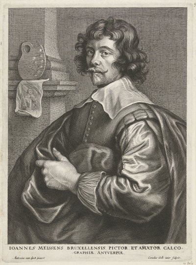 Portret van Joannes Meyssens door Cornelis Galle (II)