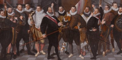 De compagnie van kapitein Dirck Jacobsz Rosecrans en luitenant Pauw door Cornelis Ketel