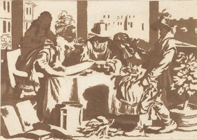 Botanicus door Cornelis Ploos van Amstel (signed by artist)