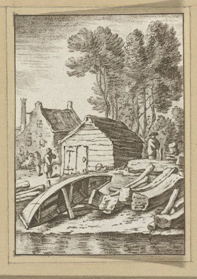 Schuitenmakerswerf door Cornelis Ploos van Amstel