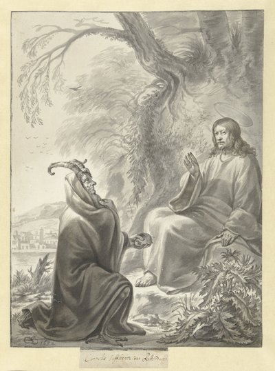 De verzoeking van Christus door Cornelis Saftleven